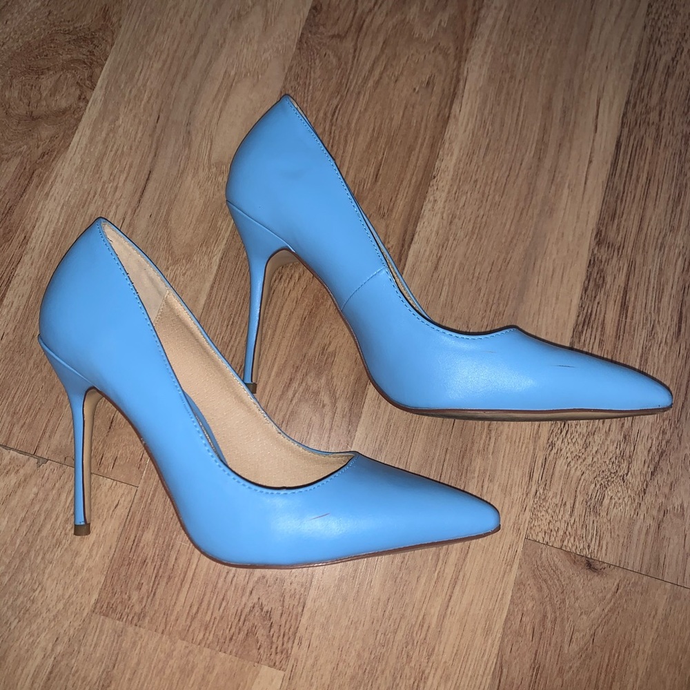 baby blue heels
